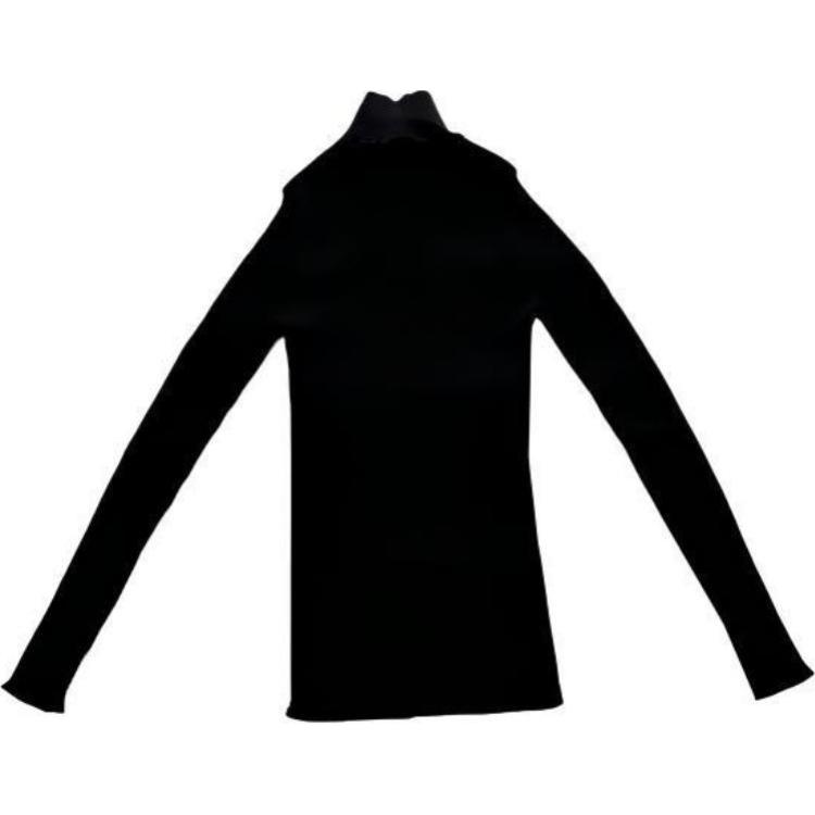 Lookbook (Women) PRADA  Black Slim-Fit High-Neck Long-Sleeve Knit Sweater DNA945-1YKU-F0002-S-221