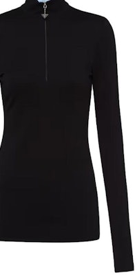 (W) PRADA 黑色修身高領長袖針織上衣 39566-13NK-F0002 Details for (W) PRADA 黑色修身高領長袖針織上衣 39566-13NK-F0002