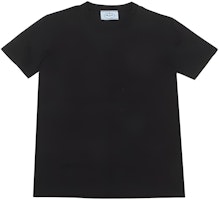 (Women) PRADA Black Solid Color Crew Neck Short Sleeve T-Shirt DNA976-11G0-F0002 (Women) PRADA Black Solid Color Crew Neck Short Sleeve T-Shirt DNA976-11G0-F0002