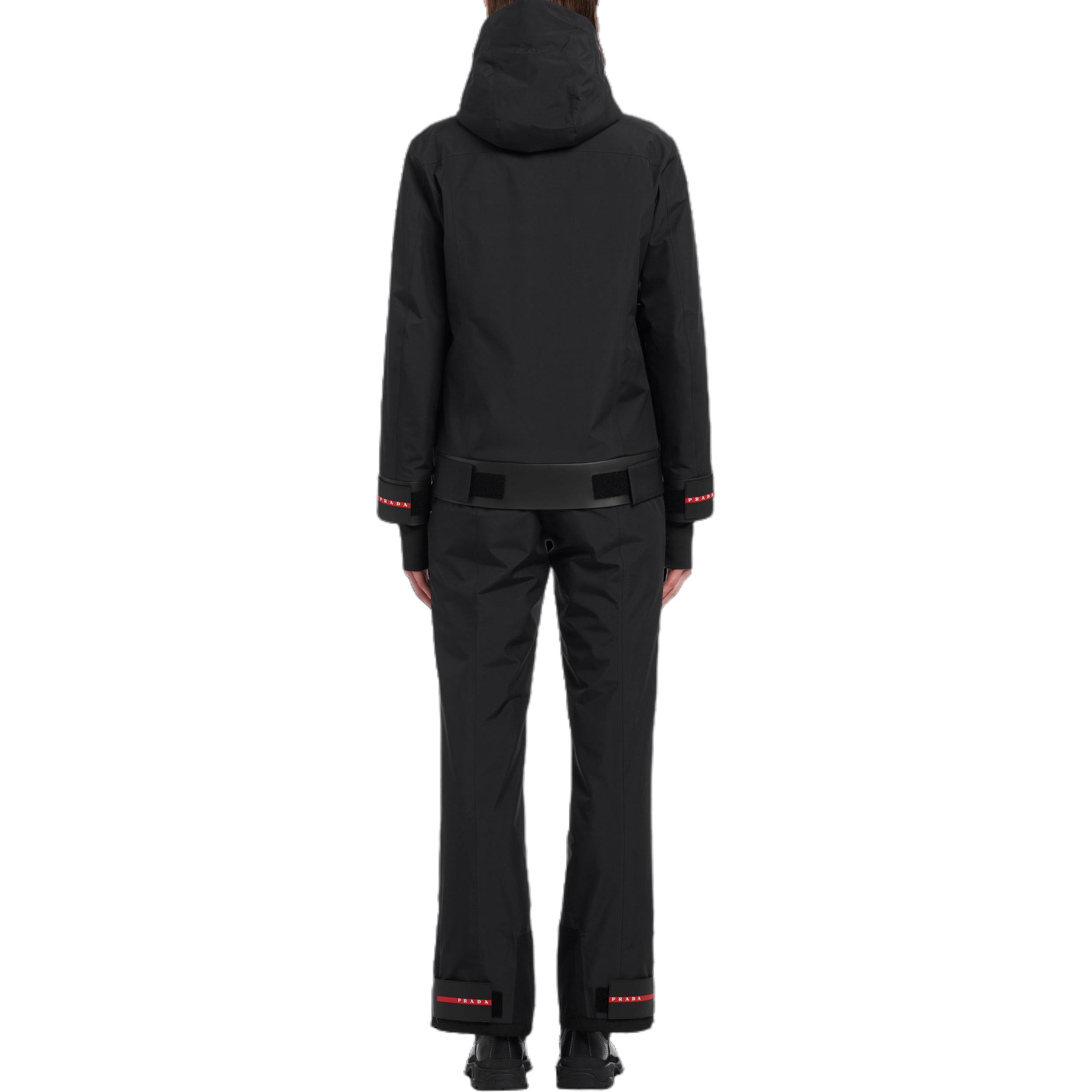 Shop (W) PRADA 黑色宽松连帽拉链夹克 291492-1SYI-F0002-S-182