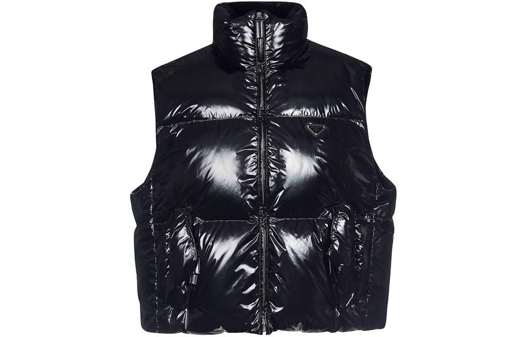 Order (Women) PRADA  Black Solid Color Puffer Vest 29Y9741ZAHS212-F0002