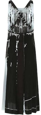 (W) PRADA Vestido Negro Sólido Sin Mangas con Fruncido P3G59-10JO-F0EIL-S-221 Lookbook (W) PRADA Vestido Negro Sólido Sin Mangas con Fruncido P3G59-10JO-F0EIL-S-221