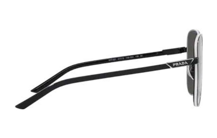 (Women) PRADA  Black Square Alloy Frame Casual Sunglasses. PR55YS1AB5S0 圖 4