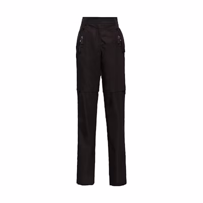 (Women) PRADA Black Straight-Leg Denim Jeans with Zipper Fly. 22H8611WQ8F0002S212