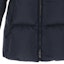 Shop (Women) PRADA Blue Logo Patch Hooded Puffer Jacket 29F696-1WQ9-F0124-S-196