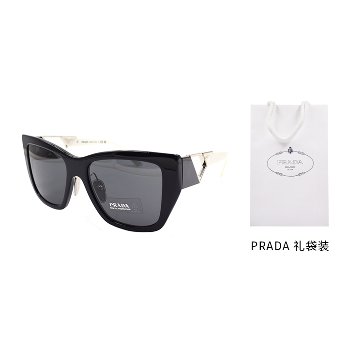 (Women) PRADA  Butterfly Square Sunglasses Holiday Travel Edition Fashion Frame. SPR21Y 1AB-5S0 圖 5