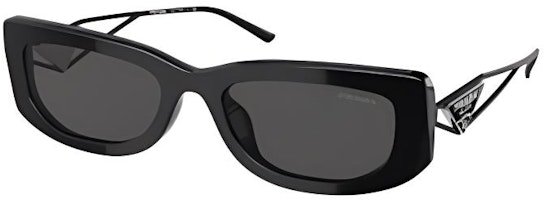 (Women) PRADA Cat-Eye Sunglasses Black with Logo Detail Temples. 0PR14YS1AB5S053 (Women) PRADA Cat-Eye Sunglasses Black with Logo Detail Temples. 0PR14YS1AB5S053