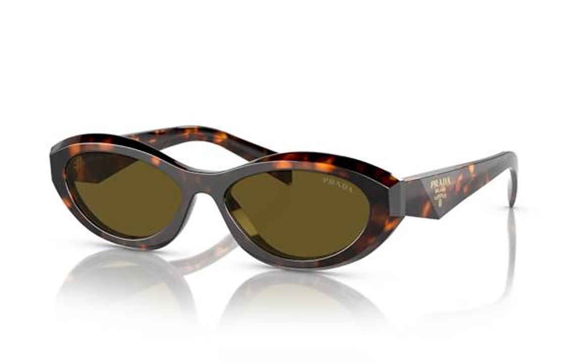 (Women) PRADA  Cat-Eye Tortoiseshell Acetate Sunglasses with Logo Temples. PR26ZS14L09Z 圖 2