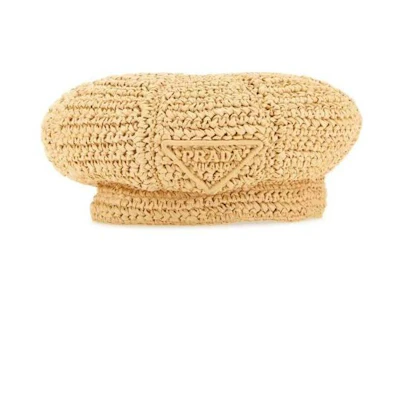 (Women) PRADA Elegant Knit Beanie with Viscose Fabric and Fine Pattern Design. 1HC2662FMCF0018