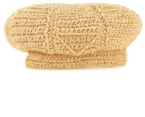 (W) PRADA 上品なビスコース素材と繊細な柄デザインのニットビーニー 1HC2662FMCF0018 Order (W) PRADA 上品なビスコース素材と繊細な柄デザインのニットビーニー 1HC2662FMCF0018