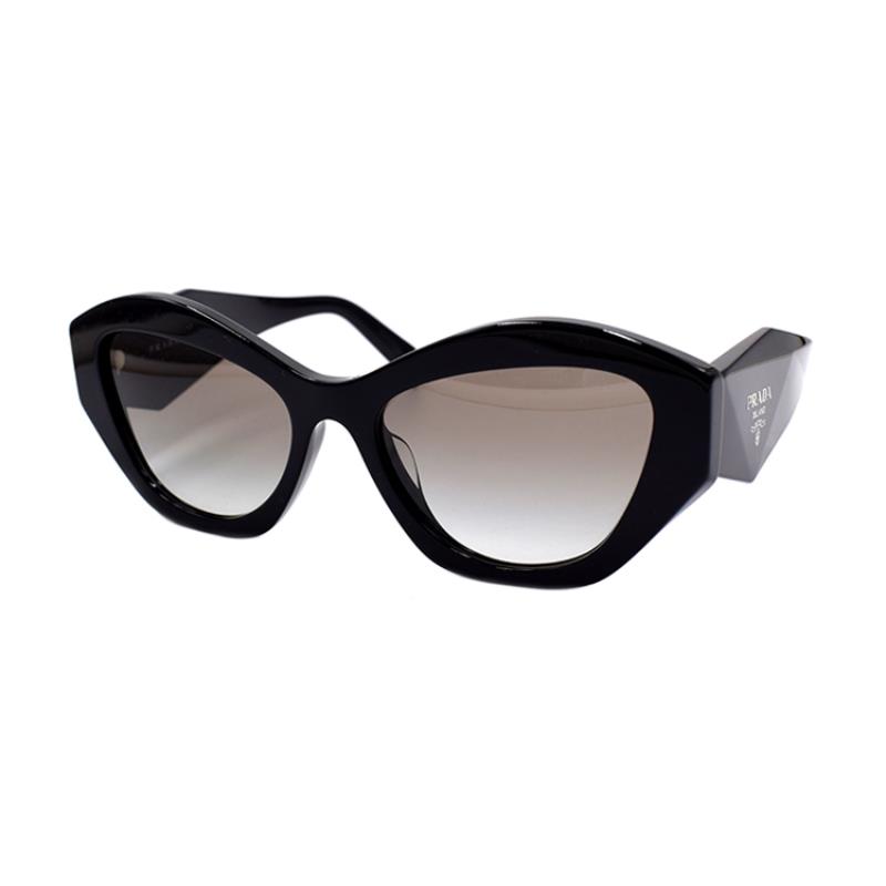 (Women) PRADA  Geometric Design Sunglasses SPR07Y F Black Holiday Edition SPR07Y-F 1AB-0A7