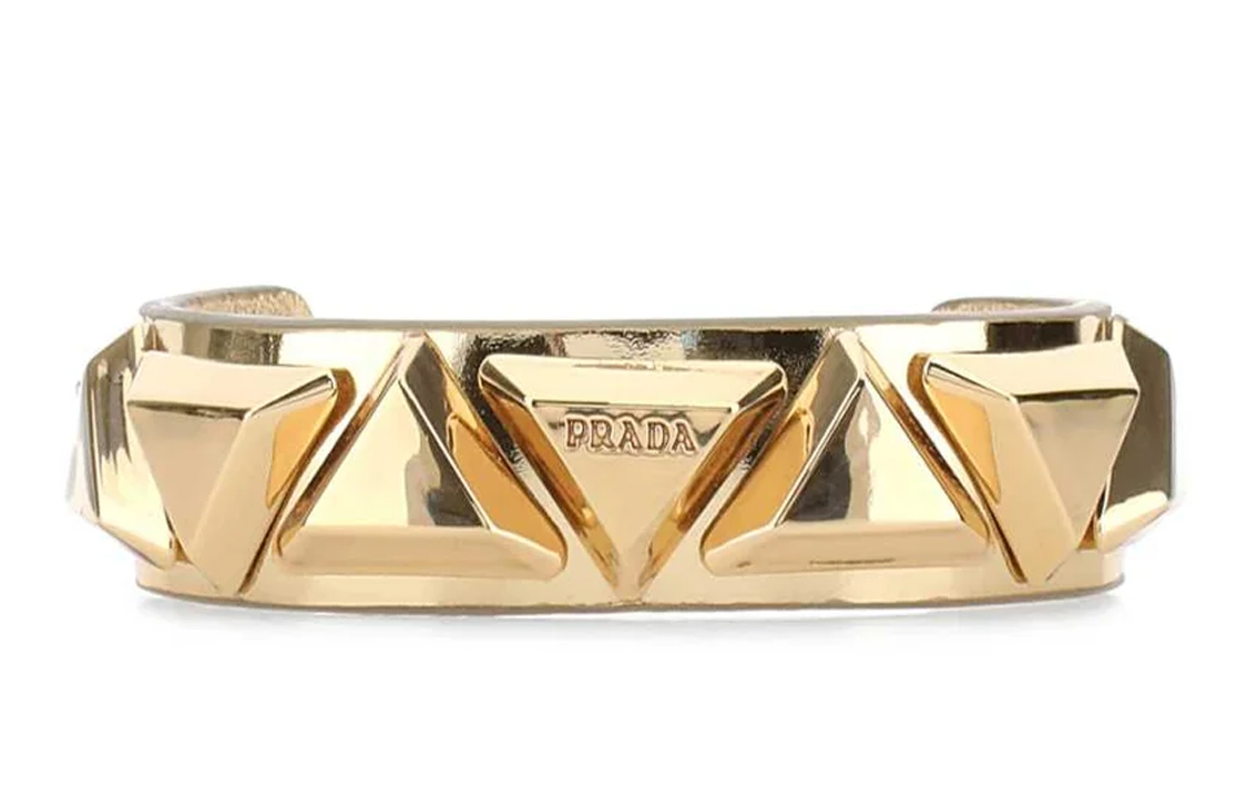 (Women) PRADA  Gold Elegant Statement Bracelet 1IB445ZO6F0522