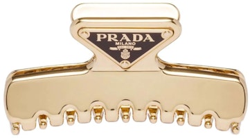 (Women) PRADA Gold Metal Hair Clip - Stylish and Trendy Accessory 1IF1032BA6F0056 (Women) PRADA Gold Metal Hair Clip - Stylish and Trendy Accessory 1IF1032BA6F0056