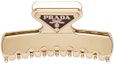 Buy (Women) PRADA Gold Metal Hair Clip - Stylish and Trendy Accessory 1IF1032BA6F0056