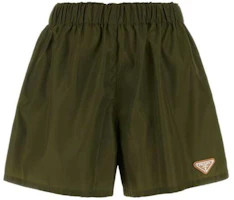 Order (W) PRADA 綠色彈性腰鬆身休閒短褲 22C757SWMO1WQ8-F0466