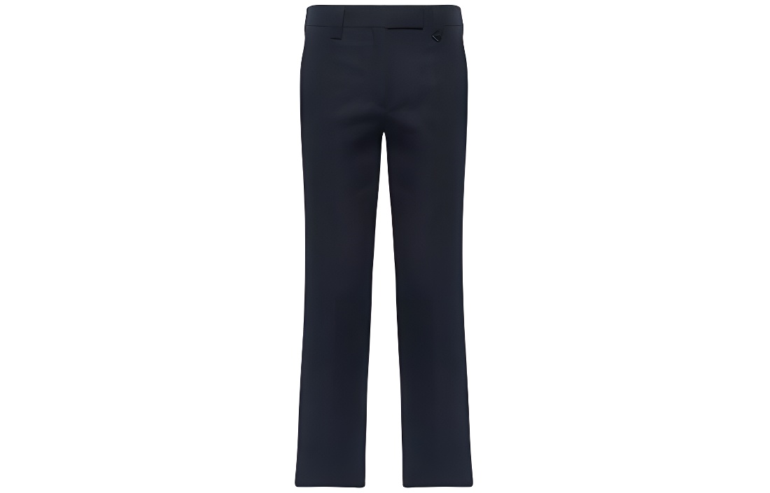 (Women) PRADA  High-Waisted Slim Casual Pants Black P254GS222108N-F0002