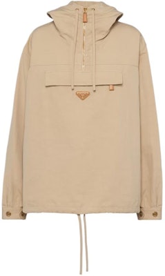 (Women) PRADA Hooded Pullover Jacket with Drawstring - Comfortable Fit. P551O-14F5-F0065-S-OOO Order (Women) PRADA Hooded Pullover Jacket with Drawstring - Comfortable Fit. P551O-14F5-F0065-S-OOO