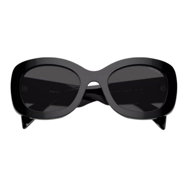 (Women) PRADA  Irregular Black Sunglasses with Letter Logo Temples. SPR A13F-1AB5S0 圖 3