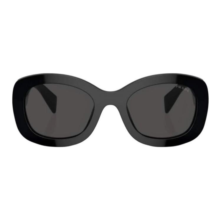 (Women) PRADA  Irregular Black Sunglasses with Letter Logo Temples. SPR A13F-1AB5S0 圖 4