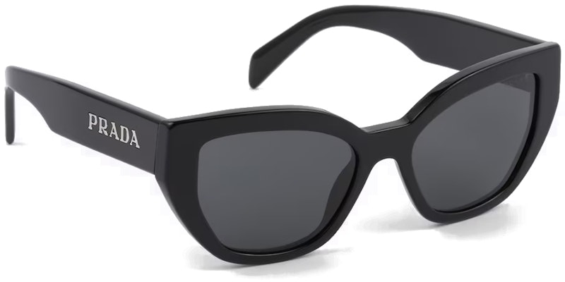 (W) PRADA Cermin Mata Hitam Tidak Sekata dengan Logo Bingkai Asetat. SPRA09_E1AB_F05S0_C_A055 Lookbook (W) PRADA Cermin Mata Hitam Tidak Sekata dengan Logo Bingkai Asetat. SPRA09_E1AB_F05S0_C_A055