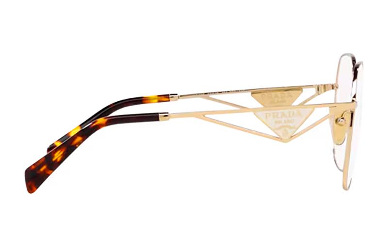 (Women) PRADA  Irregular Shaped Metal Optical Glasses with Logo. PR59ZV1511O1 圖 5