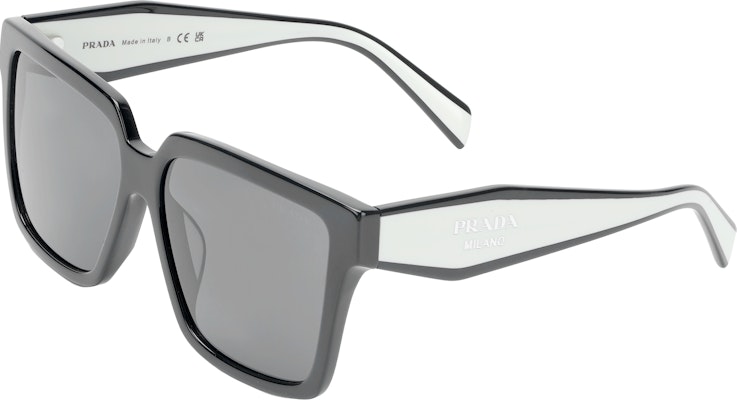 (W) 프라다 블랙 로고 컬러블록 디자인 불규칙 선글라스. 0PR24ZSF1AB5S057 Buy (W) 프라다 블랙 로고 컬러블록 디자인 불규칙 선글라스. 0PR24ZSF1AB5S057
