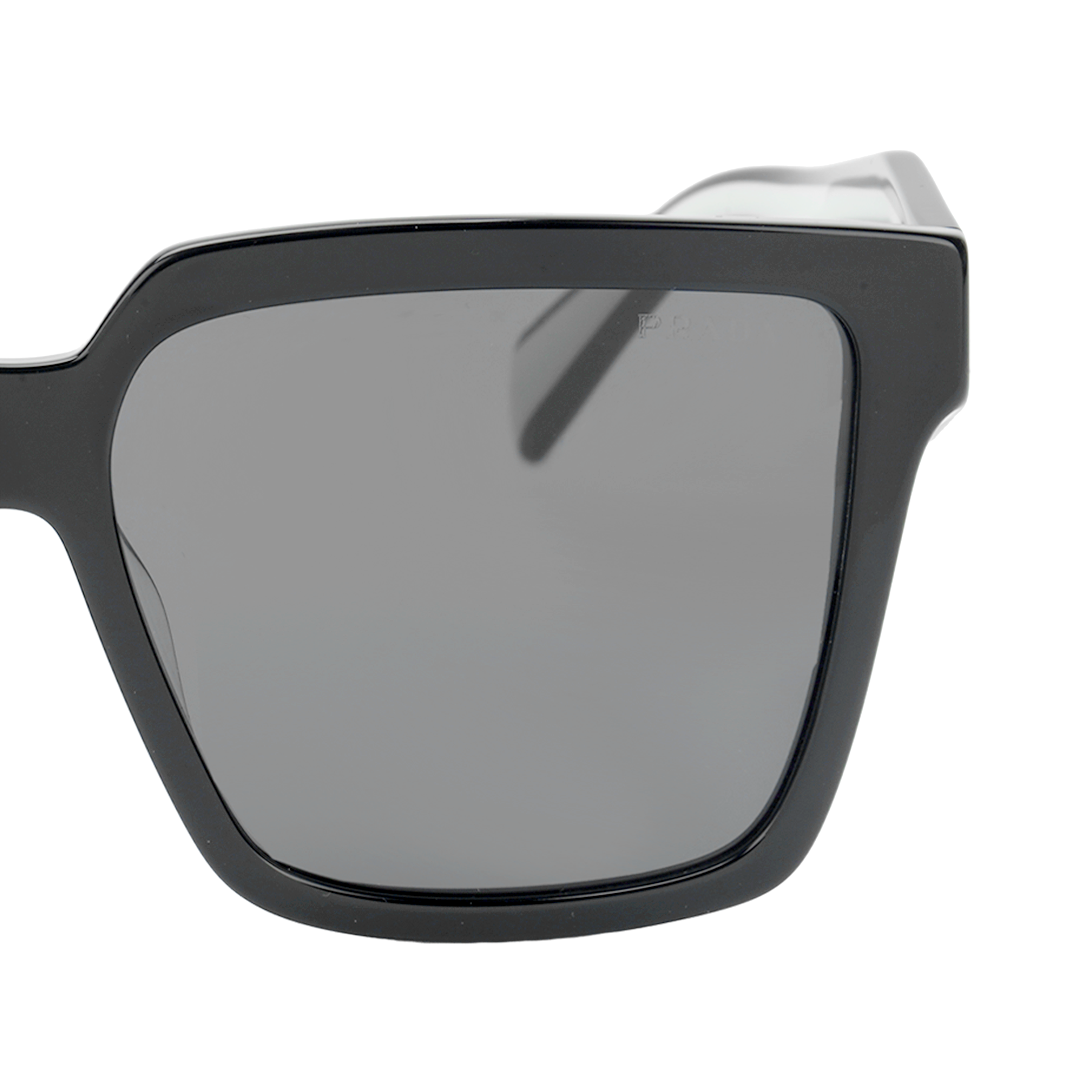 Purchase (W) 프라다 블랙 로고 컬러블록 디자인 불규칙 선글라스. 0PR24ZSF1AB5S057