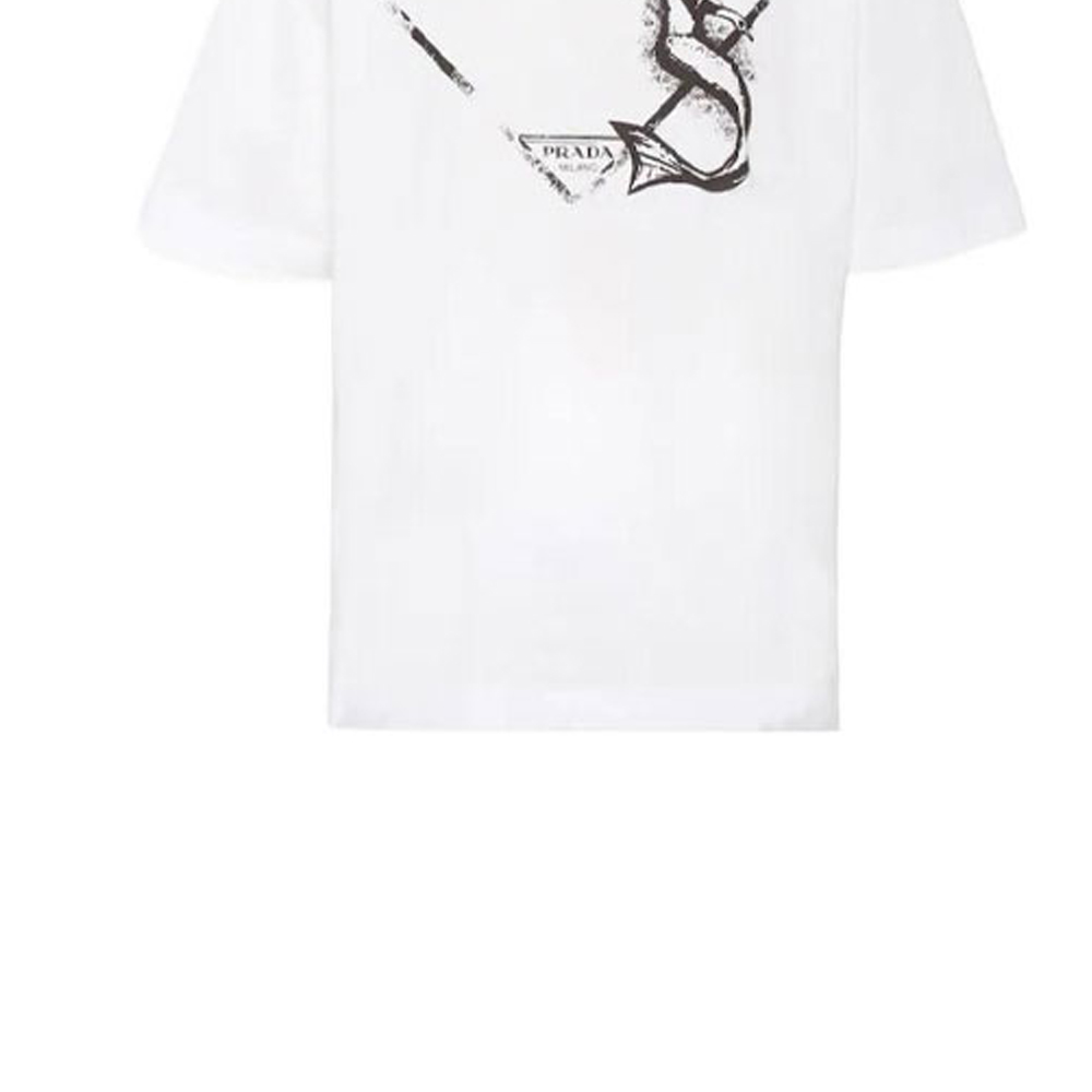 (Women) PRADA  Mermaid Print T-Shirt White SS22 3558A10M1-F0009 圖 7