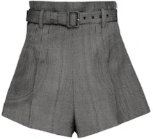 (Women) PRADA Pinstripe High-Waist Casual Shorts Grey. P205IH_14XI_F0170_S_OOO (Women) PRADA Pinstripe High-Waist Casual Shorts Grey. P205IH_14XI_F0170_S_OOO