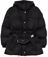 (Women) PRADA Plain Long-Sleeve Hooded Jacket 29X966-1WQ8-F0002-S-OOO (Women) PRADA Plain Long-Sleeve Hooded Jacket 29X966-1WQ8-F0002-S-OOO