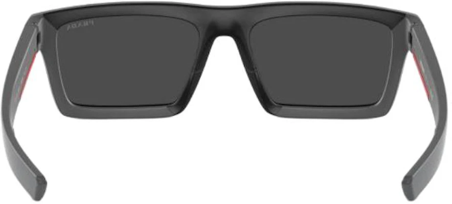 (W) PRADA 矩形黑色太陽眼鏡附Logo醋酸纖維鏡框 PS02ZSU18K60A Shop (W) PRADA 矩形黑色太陽眼鏡附Logo醋酸纖維鏡框 PS02ZSU18K60A