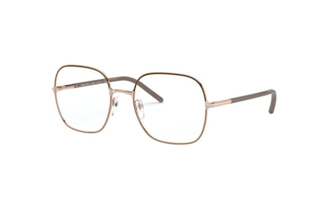 (Women) PRADA  Rectangular Optical Glasses Rose Gold with Logo Temple Design. PR56WV02H1O1 圖 2