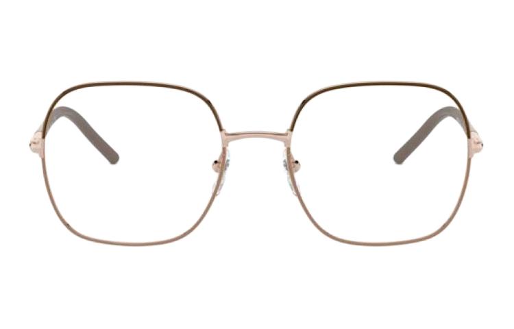 (Women) PRADA  Rectangular Optical Glasses Rose Gold with Logo Temple Design. PR56WV02H1O1 圖 3