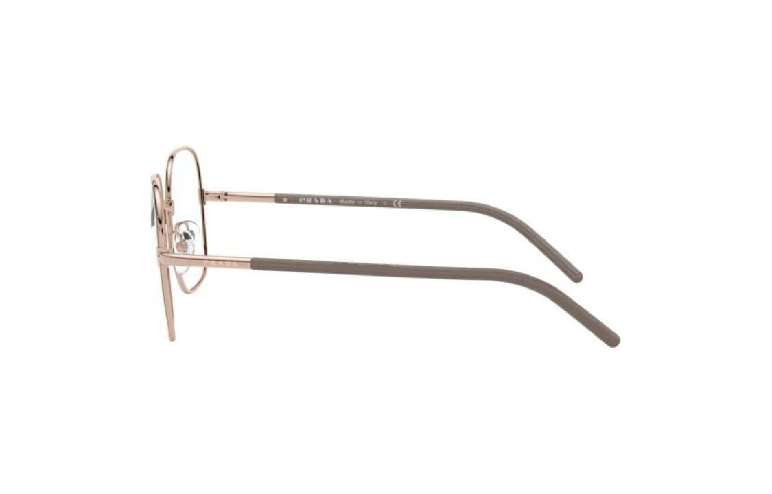 (Women) PRADA  Rectangular Optical Glasses Rose Gold with Logo Temple Design. PR56WV02H1O1 圖 4