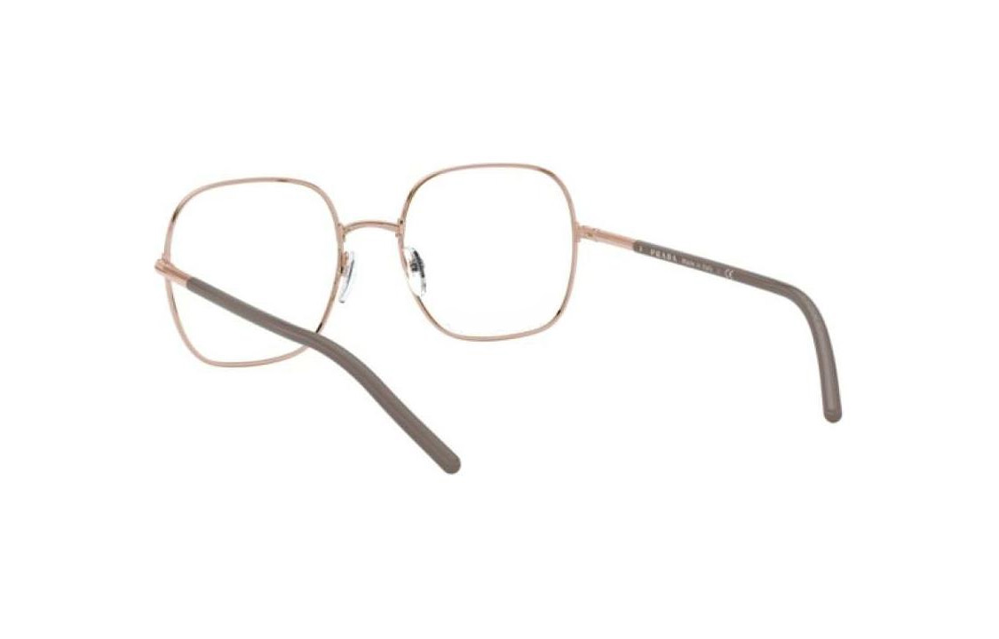 (Women) PRADA  Rectangular Optical Glasses Rose Gold with Logo Temple Design. PR56WV02H1O1 圖 7