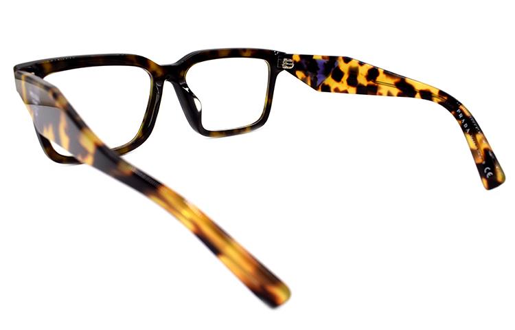 (Women) PRADA  Rectangular Tortoiseshell Sunglasses with Transparent Lenses SPR27Y-F 2AU 08N 圖 3