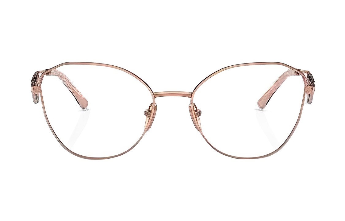 (Women) PRADA  Rose Gold Fashion Irregular Optical Glasses Frame. PR52ZVZVF1O1 圖 3