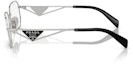 Shop (W) 普拉达银色光学眼镜框 切割镂空镜腿 不规则造型 PRA53V1BC1O1