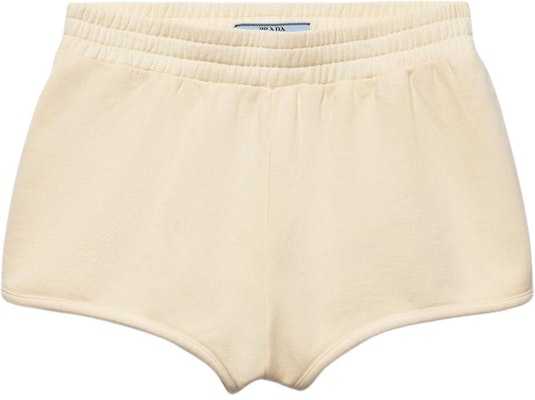 (W) プラダ ソリッドベージュ エラスティックウエスト カジュアルショーツ. POIZON202406695 Buy (W) プラダ ソリッドベージュ エラスティックウエスト カジュアルショーツ. POIZON202406695