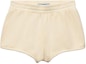 Buy (W) プラダ ソリッドベージュ エラスティックウエスト カジュアルショーツ. POIZON202406695