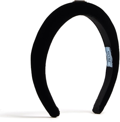 (Women) PRADA Solid Black Headband Fashion Accessory 1IH020068F0002 Buy (Women) PRADA Solid Black Headband Fashion Accessory 1IH020068F0002
