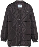 (Women) PRADA Solid Color V-Neck Single-Breasted Jacket Black 291967-1WQ9-F0002-S-212 (Women) PRADA Solid Color V-Neck Single-Breasted Jacket Black 291967-1WQ9-F0002-S-212