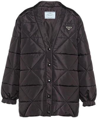 (W) プラダ 無地 Vネック シングルブレスト ジャケット ブラック 291967-1WQ9-F0002-S-212 Order (W) プラダ 無地 Vネック シングルブレスト ジャケット ブラック 291967-1WQ9-F0002-S-212