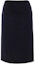Lookbook (W) PRADA Falda Midi Azul Oscuro de Cintura Media con Lazo. P189VE-13FY-F0008