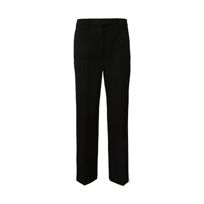 (Women) PRADA Solid Straight-Fit Casual Pants Black P273C-1LXN-F0002