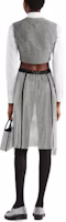 Shop (Women) PRADA Solid V-Neck Knit Vest Gray P29989-10CE-F0031-S-221