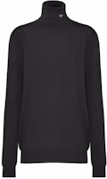 Order (W) PRADA SS22 羊毛高領毛衣三角標裝飾 P26439-100S-F0008-S-221