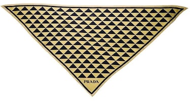 (Women) PRADA Stylish Yellow Scarf - Fashionable and Versatile Accessory. 1FF0362DTPF0X7F (Women) PRADA Stylish Yellow Scarf - Fashionable and Versatile Accessory. 1FF0362DTPF0X7F