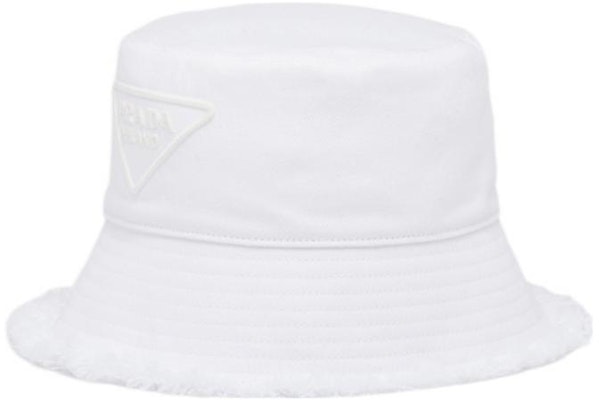 (W) PRADA Sombrero de Cubo Twill Blanco 1HC137-2FMB-F0009 Order (W) PRADA Sombrero de Cubo Twill Blanco 1HC137-2FMB-F0009