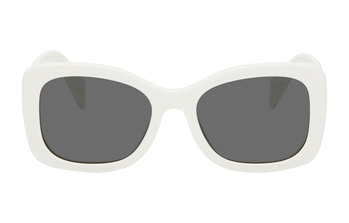 (Women) PRADA  White Butterfly Acetate Logo Sunglasses. PRA08S1425S0 圖 3